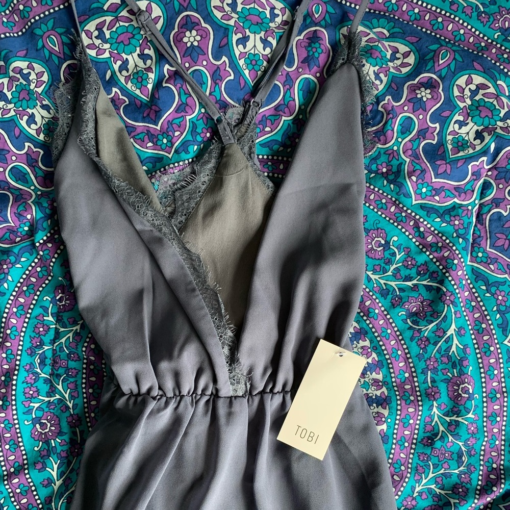 never worn, tags on, maxi dress. Brand: Tobi